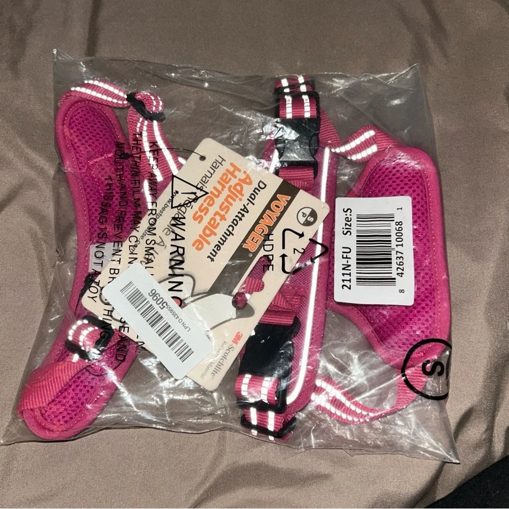 Voyager Pink Dog Harness